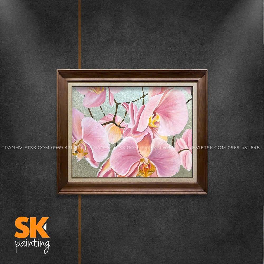 Hồ Điệp Kim An  - lòng tranh 60x80cm