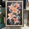 Hoa Ly Đỏ - lòng tranh 60x90cm