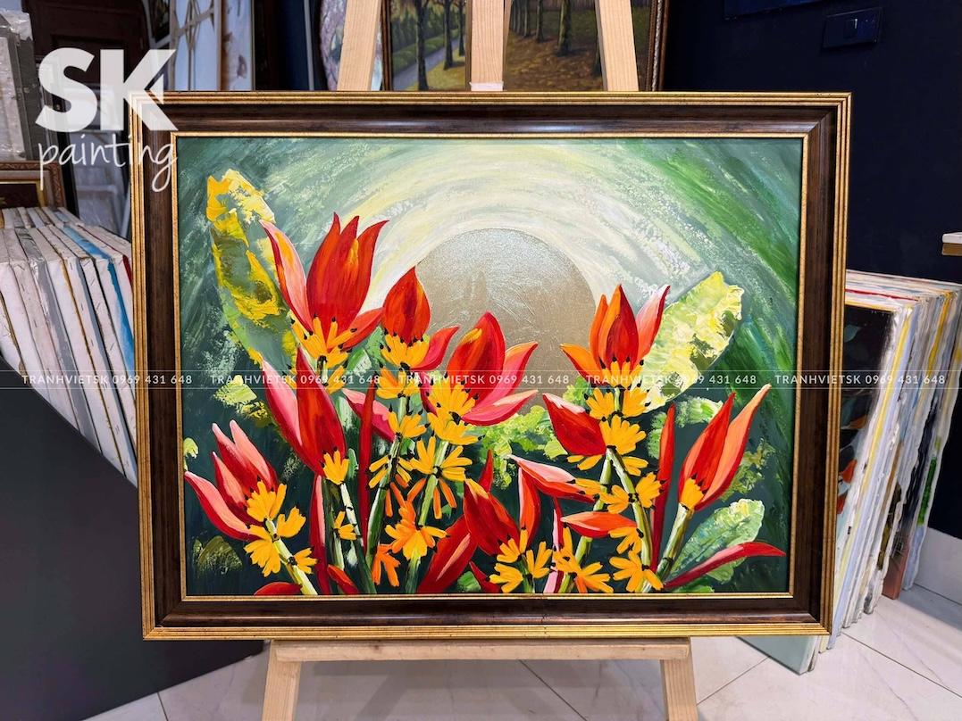 Vũ Khúc Ánh Trăng - lòng tranh 60x80cm