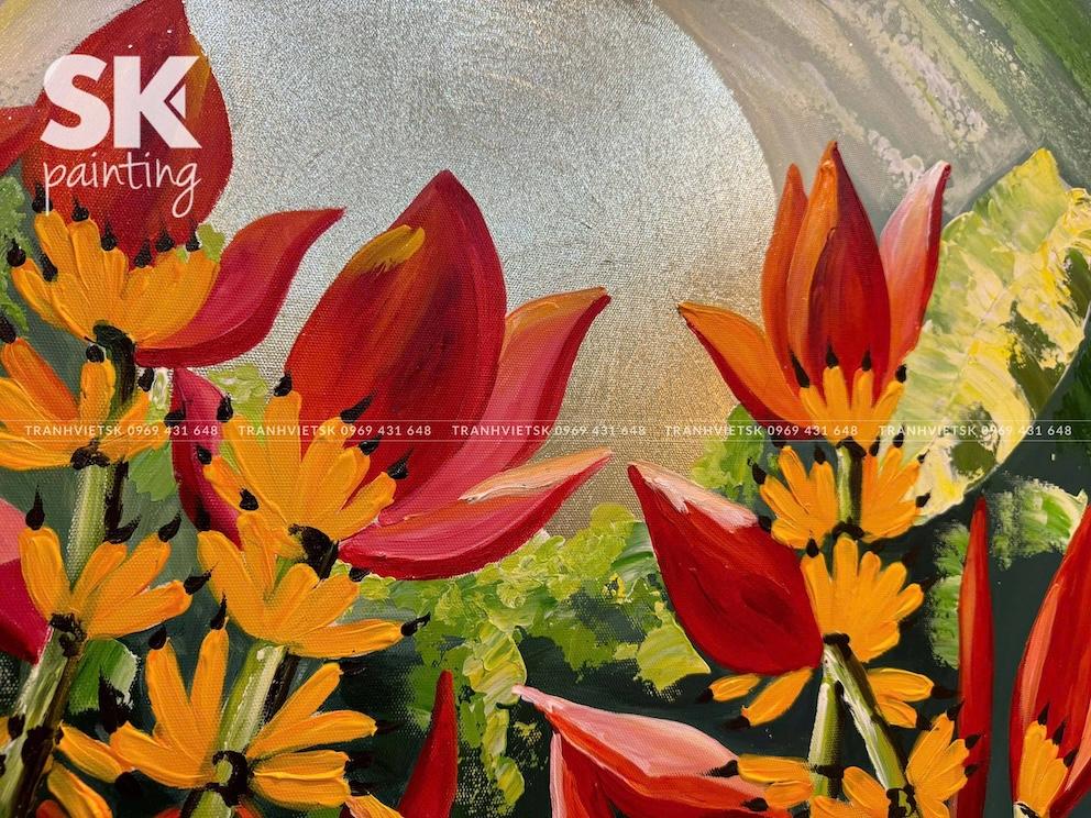 Vũ Khúc Ánh Trăng - lòng tranh 60x80cm - Ảnh 4