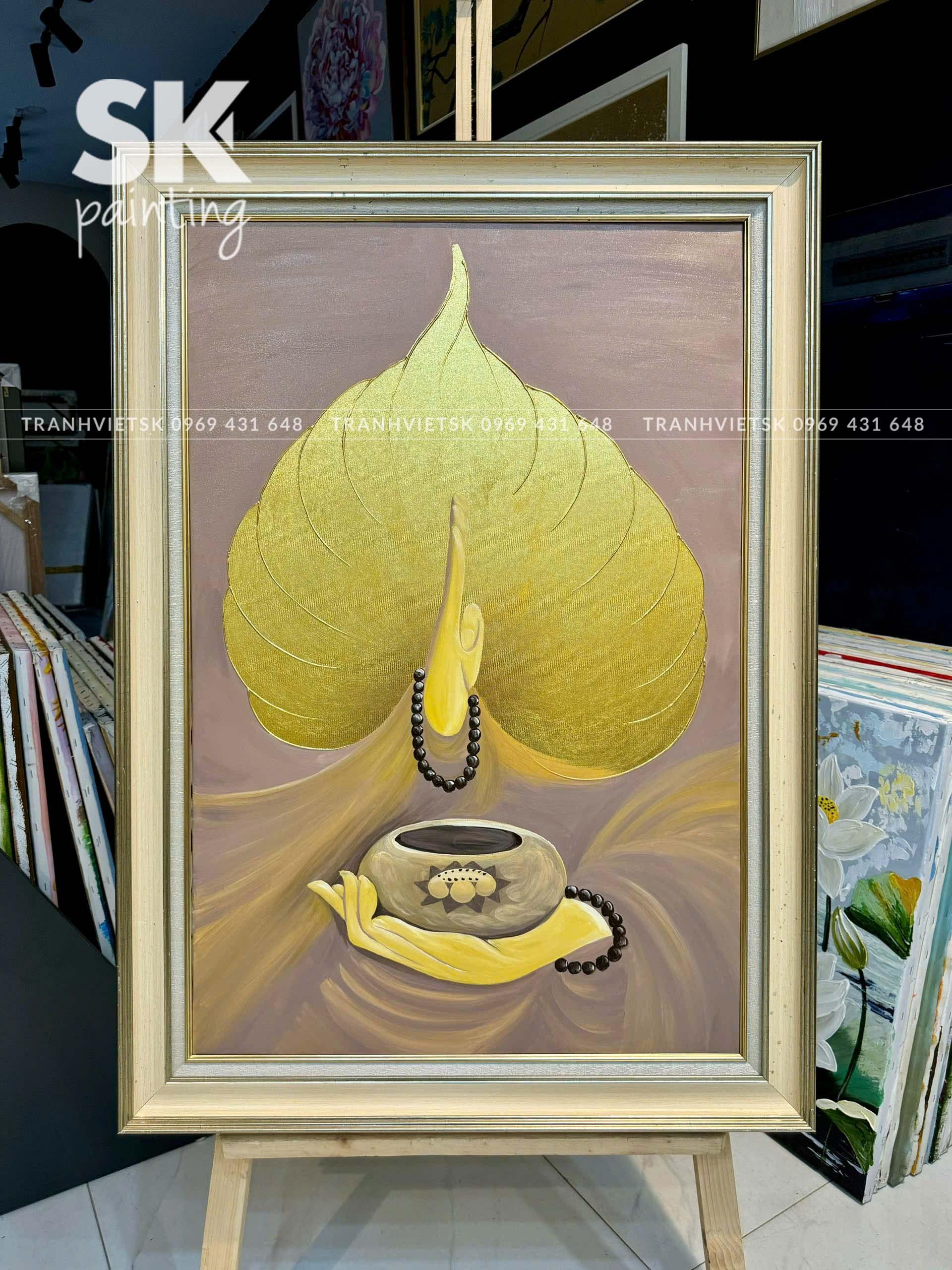 Tịnh Tâm - lòng tranh 60x90cm