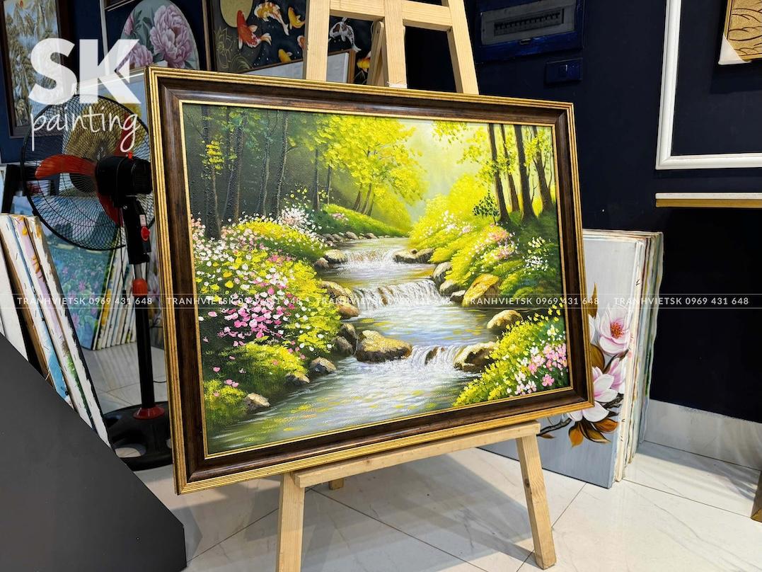 Suối Mơ - lòng tranh 60x80cm - Ảnh 3