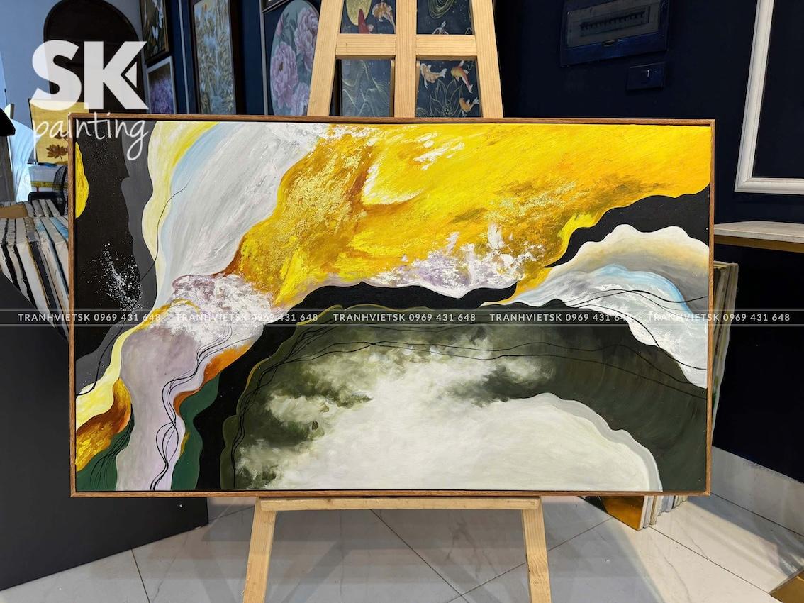Dòng Chảy Hoàng Kim - kích thước 70x120cm