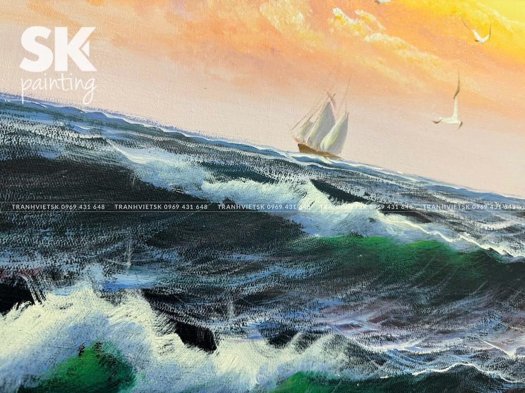 Thuận Buồm Xuôi Gió - lòng tranh 80x150cm - Ảnh 5