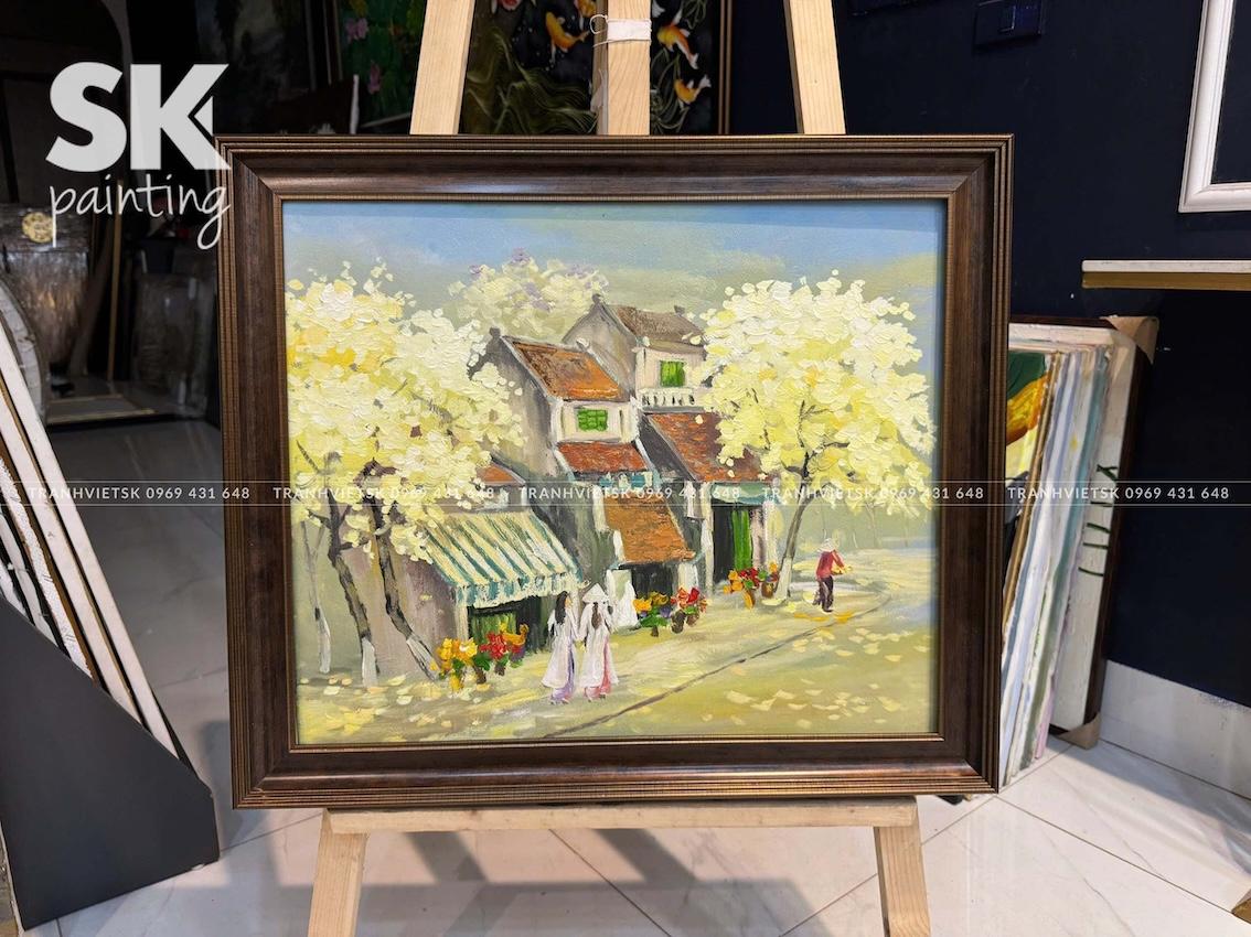 Phố Cổ Hà Nội - lòng tranh 50x60cm