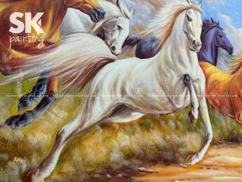 Mã Đáo Thành Công - lòng tranh 60x120cm - Ảnh 4