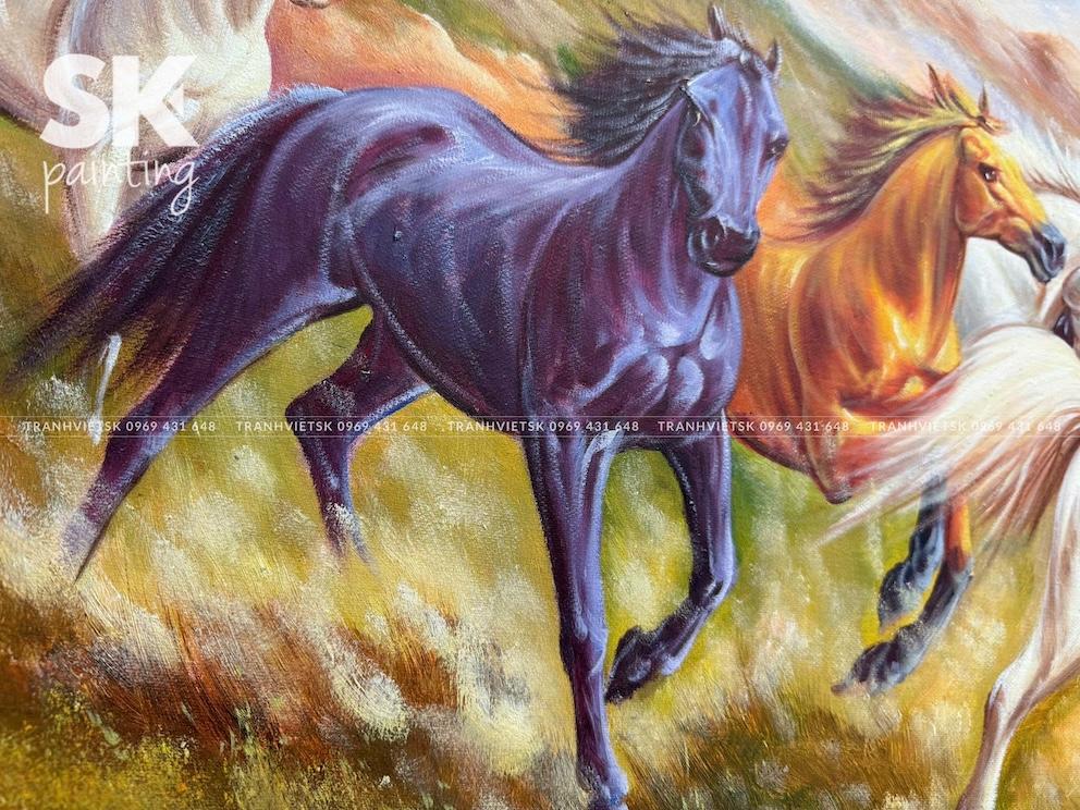 Mã Đáo Thành Công - lòng tranh 60x120cm - Ảnh 5