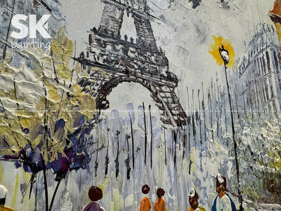 Ký Ức Paris 2 - lòng tranh 60x90cm - Ảnh 4