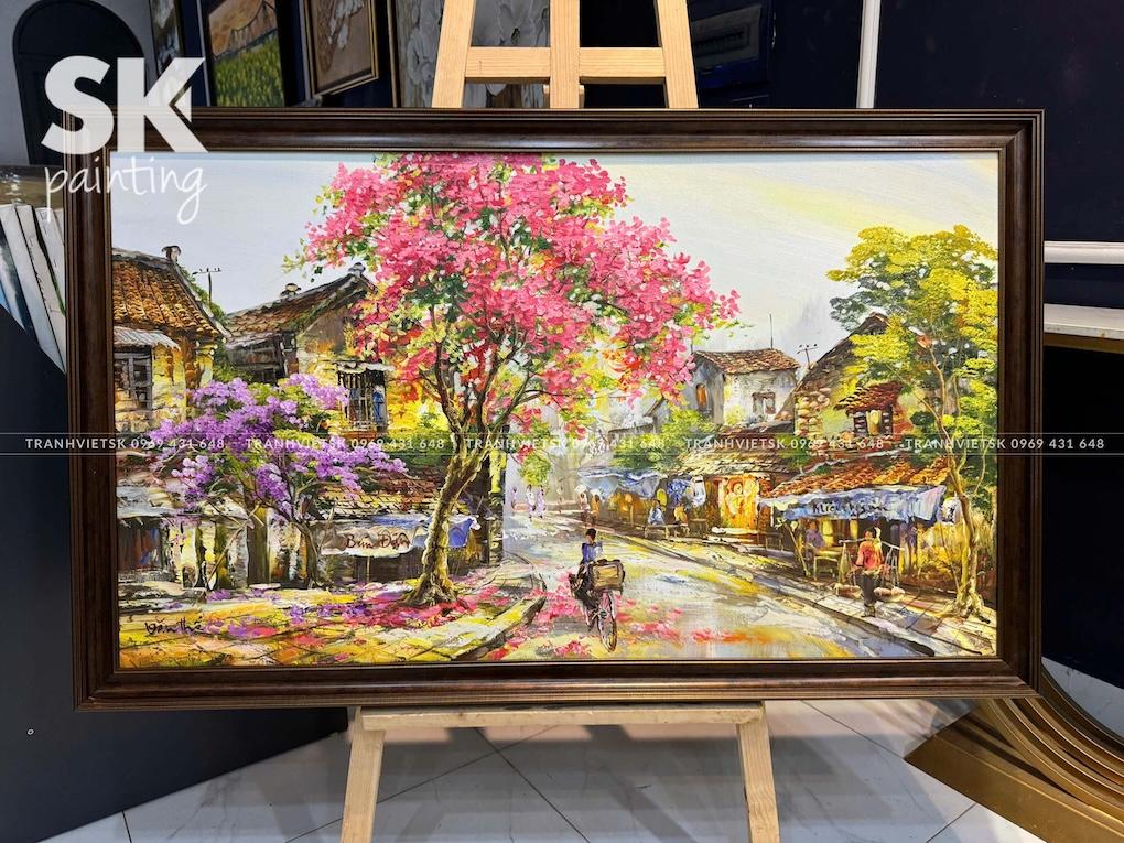 Phố Cổ Hà Nội - lòng tranh 70x120cm