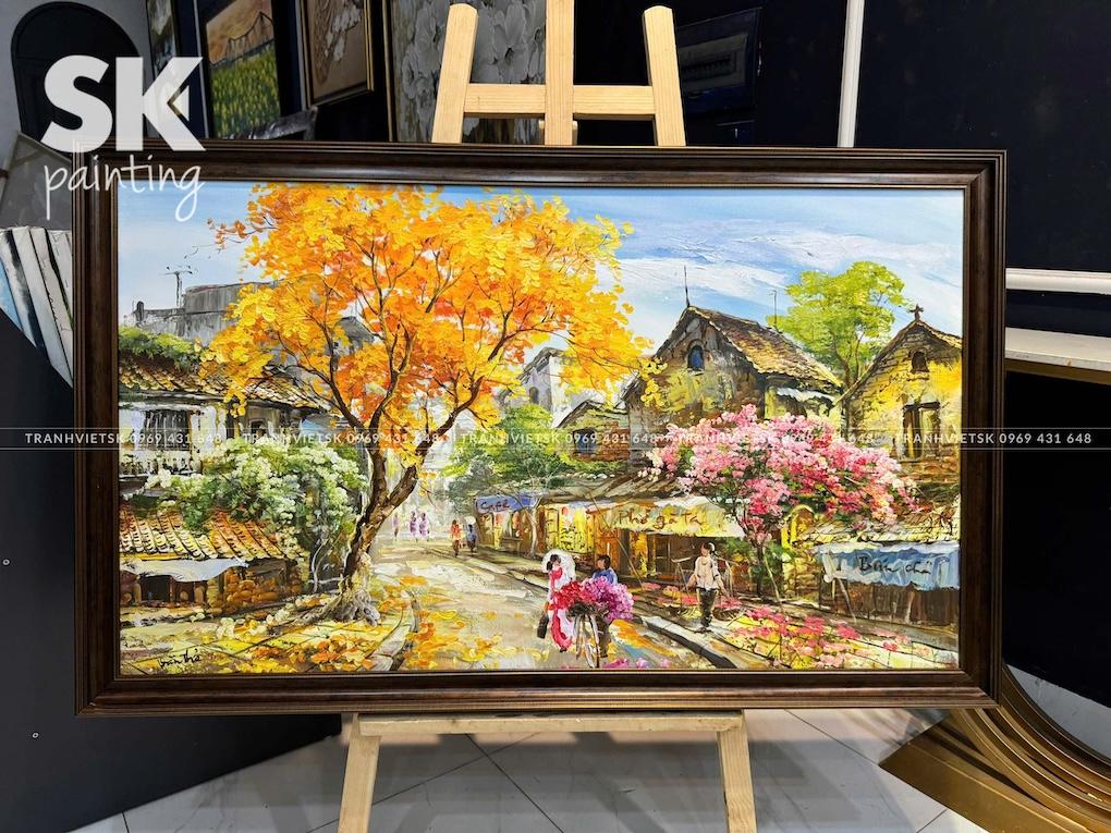 Phố Cổ Hà Nội 2 - lòng tranh 70x120cm
