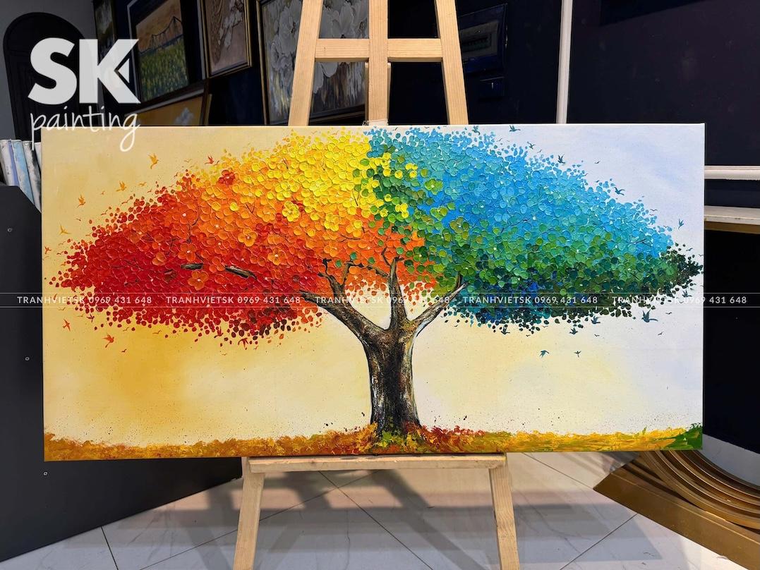 Cây Ký Ức - lòng tranh 70x140cm
