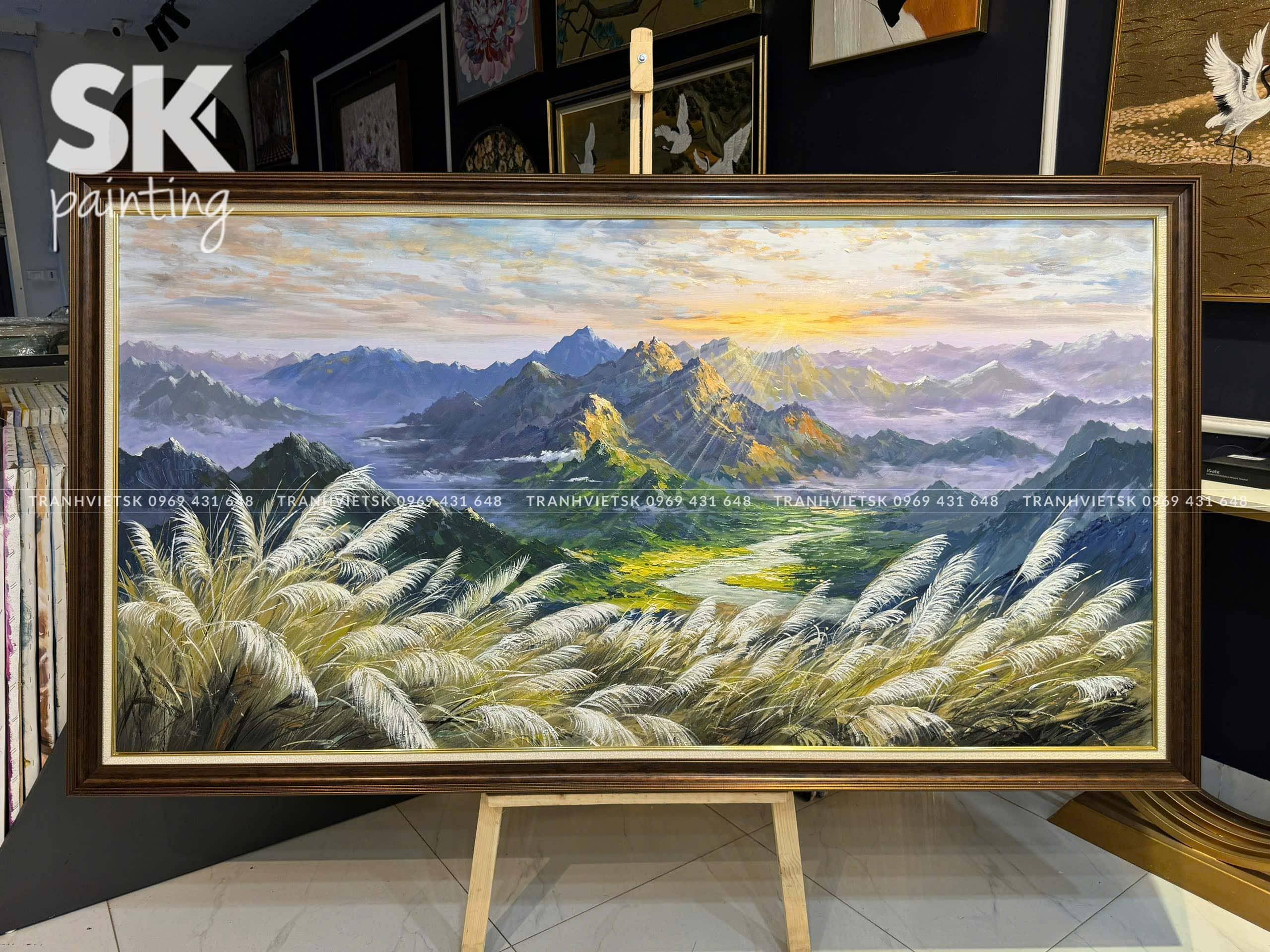 Cỏ Lau Trong Nắng 2 - Tranh Sáng Tác Độc Quyền - Ảnh 2