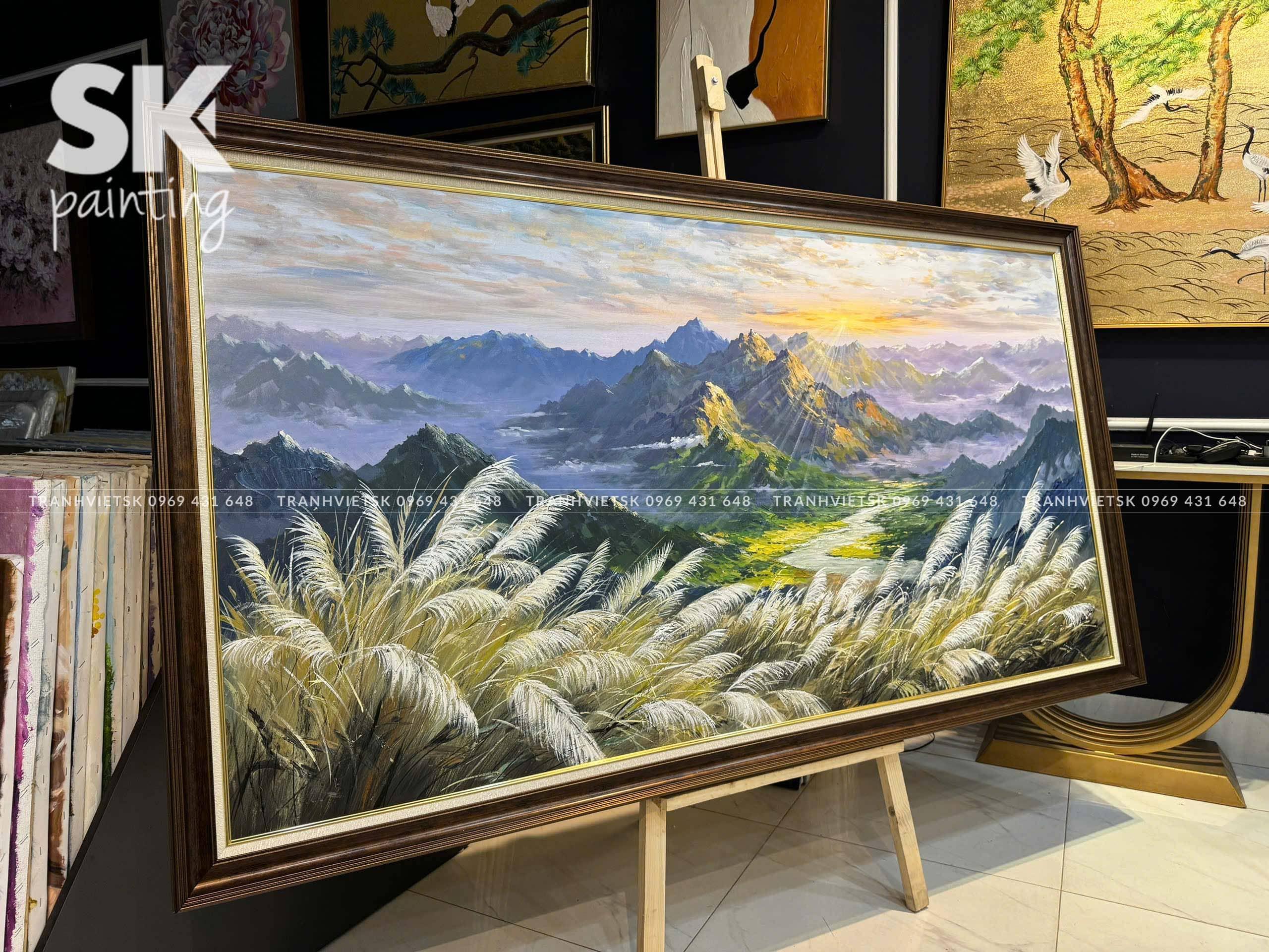 Cỏ Lau Trong Nắng 2 - Tranh Sáng Tác Độc Quyền - Ảnh 3