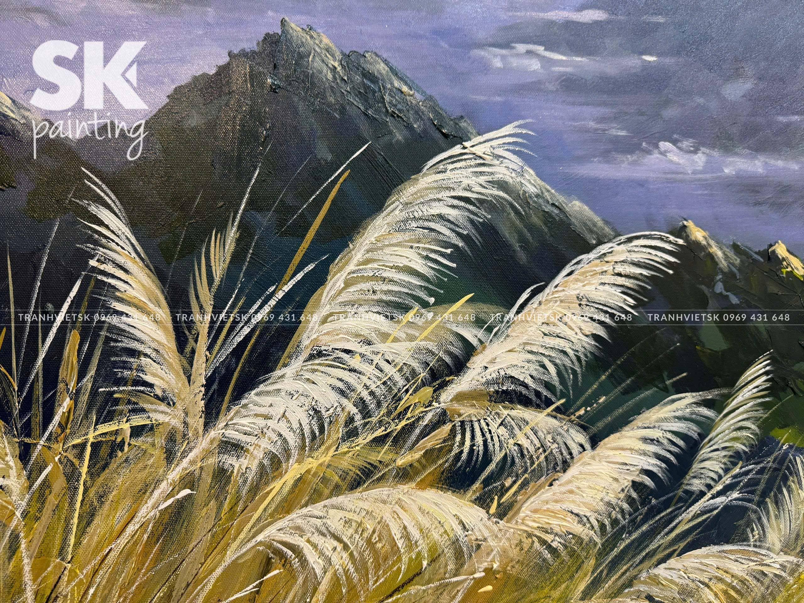 Cỏ Lau Trong Nắng 2 - Tranh Sáng Tác Độc Quyền - Ảnh 4