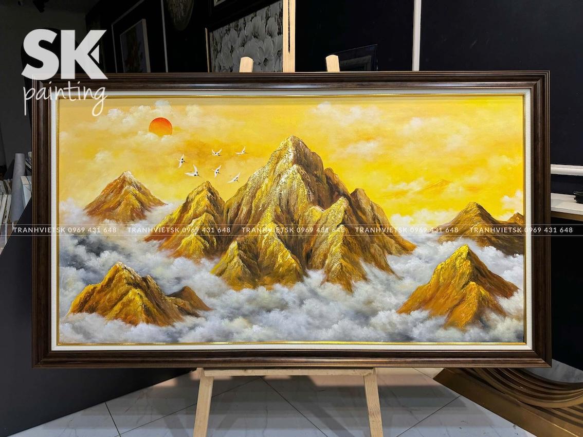 Kim Sơn Nhật Vượng - lòng tranh 80x150cm