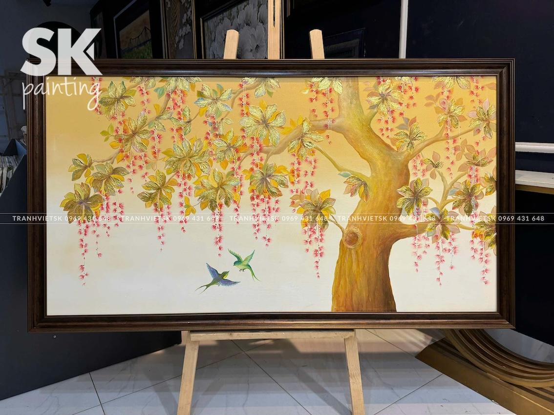 Lộc Vừng Bách Tuế - lòng tranh 80x150cm