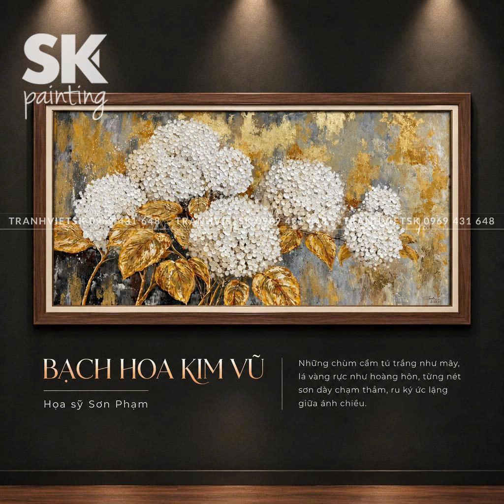 Bạch Hoa Kim Vũ - Tranh Sáng Tác Độc Quyền - Ảnh 2