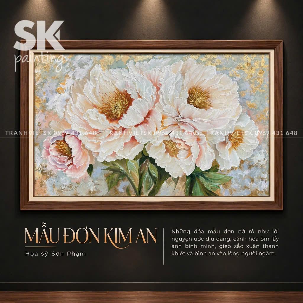 Mẫu Đơn Kim An - Tranh Sáng Tác Độc Quyền - Ảnh 2