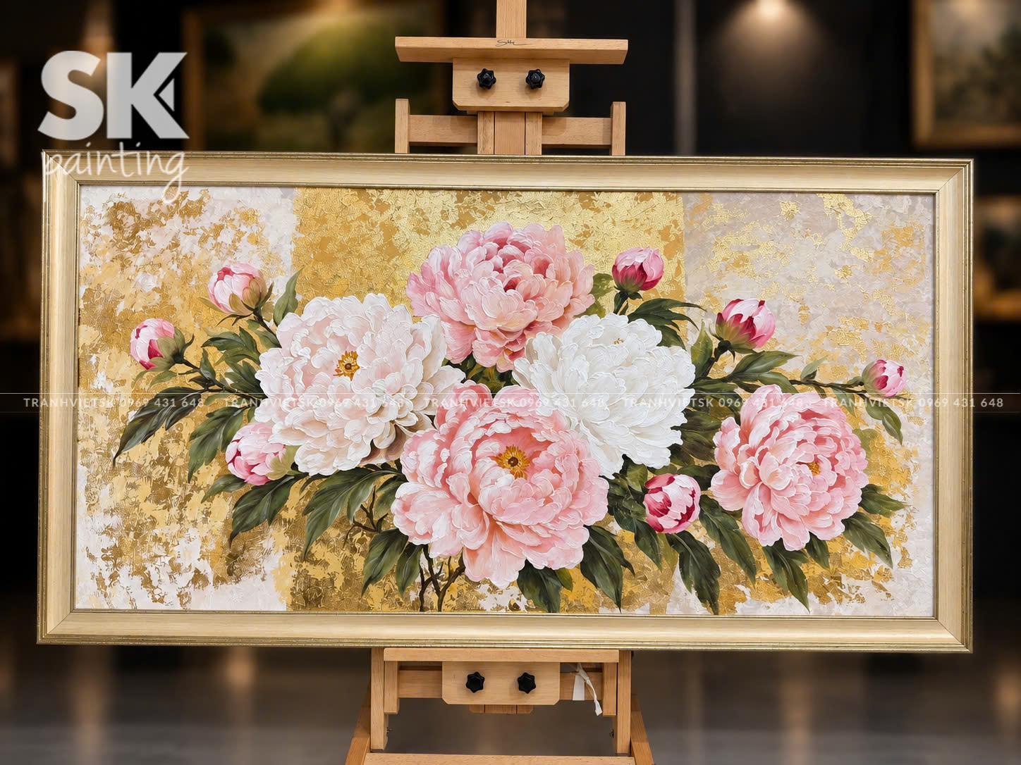 Mẫu Đơn Kim Phú - Tranh Sáng Tác Độc Quyền - Ảnh 2