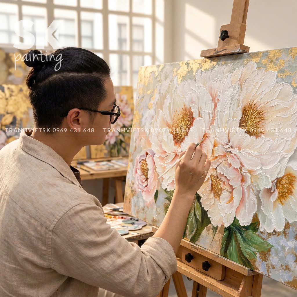 Mẫu Đơn Kim An - Tranh Sáng Tác Độc Quyền - Ảnh 4