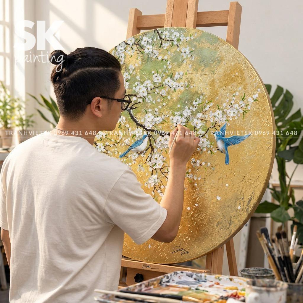 Xuân Về Kim An - Tranh Sáng Tác Độc Quyền - Ảnh 5